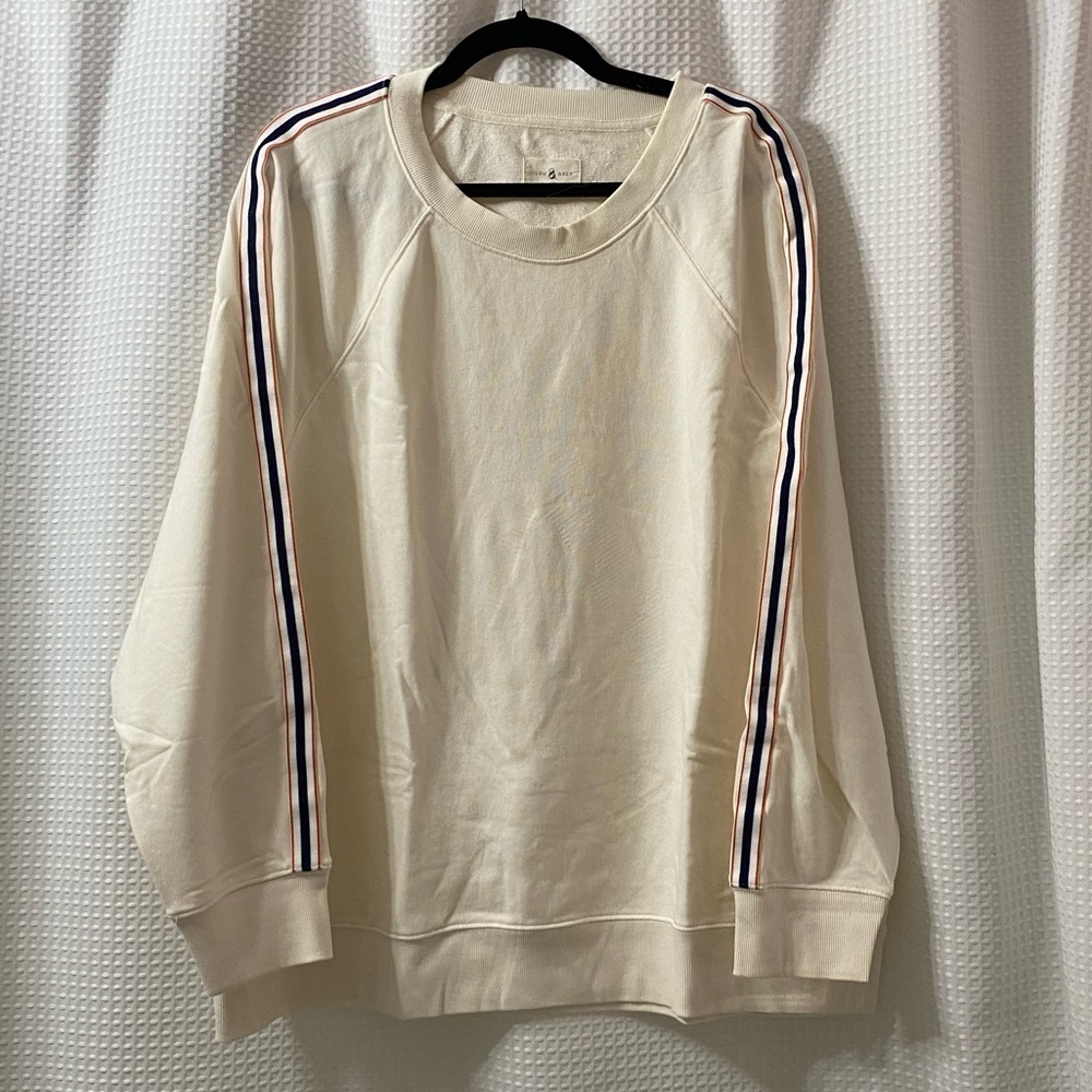 NWOT L&G Side Stripe Cozy Cotton Colorblock Stripe Tunic